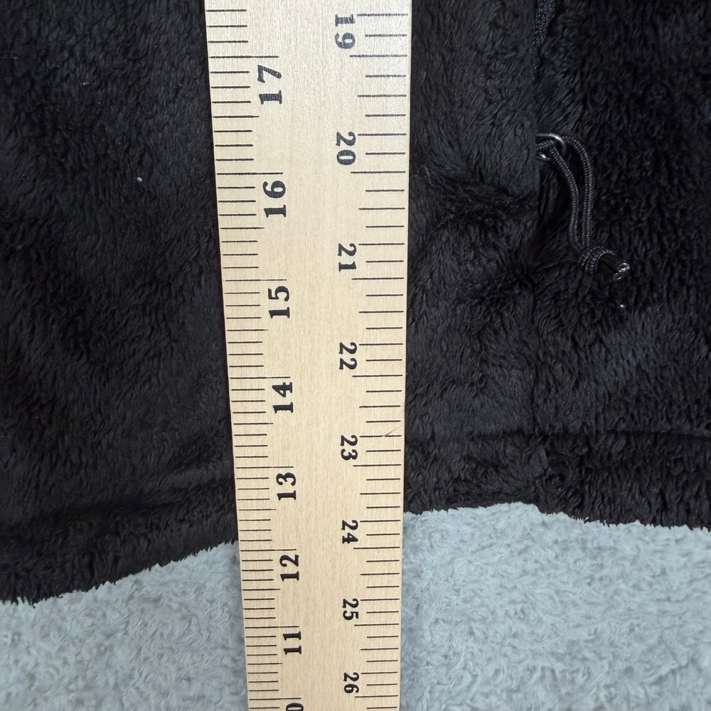 The North Face Womens Osito Full Zip Fleece Jacket Black Small S High Pile Fuzzy - Picture 9 of 11